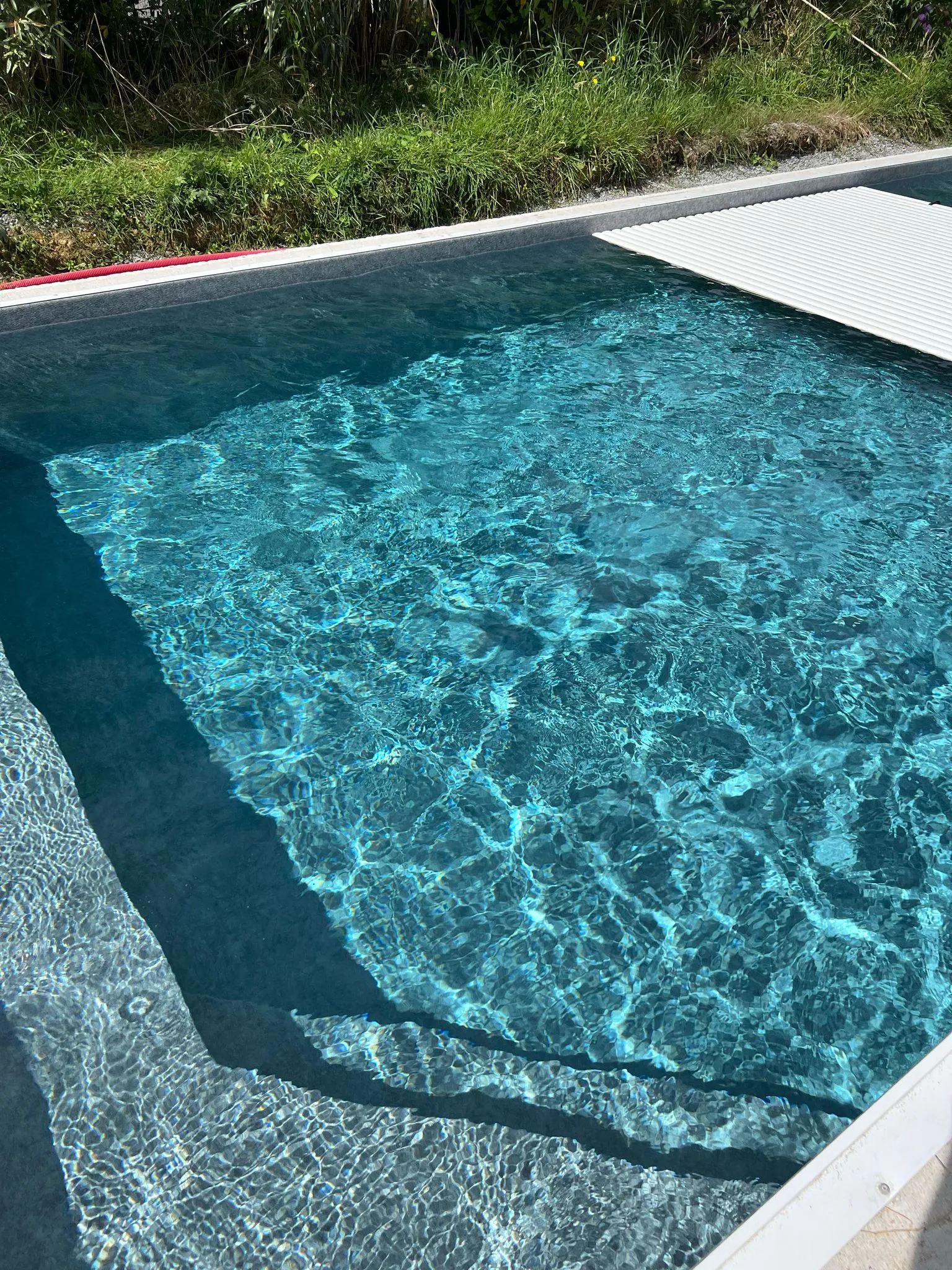 Piscine avant remplacement de l’étanchéité